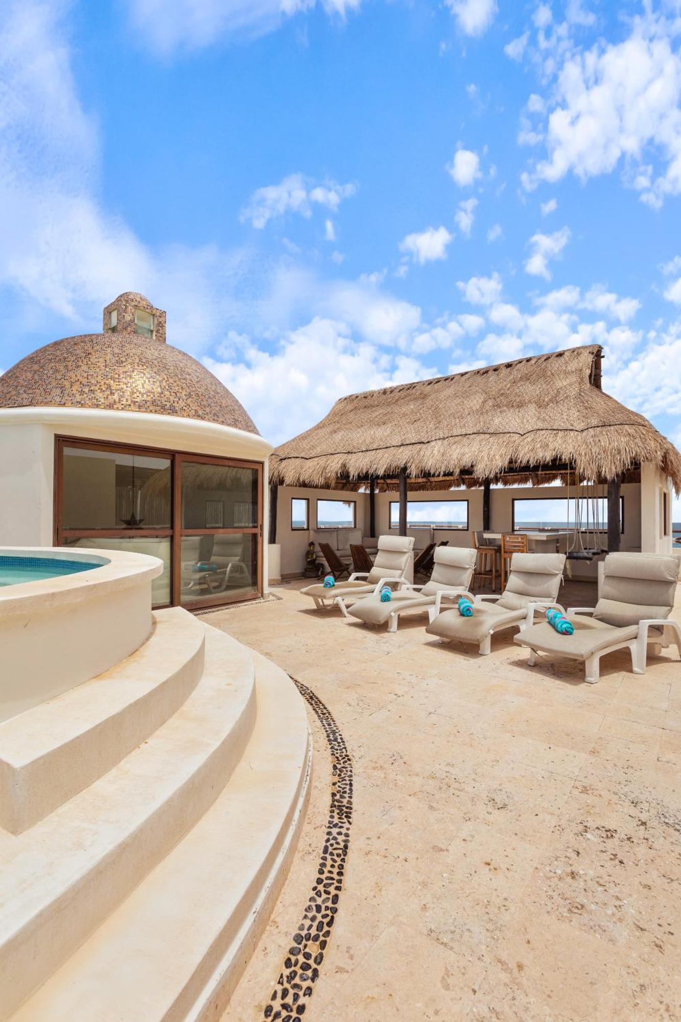 Villa Casa Javi- Ocean Front Located Mid Isla Mujeres Exterior foto