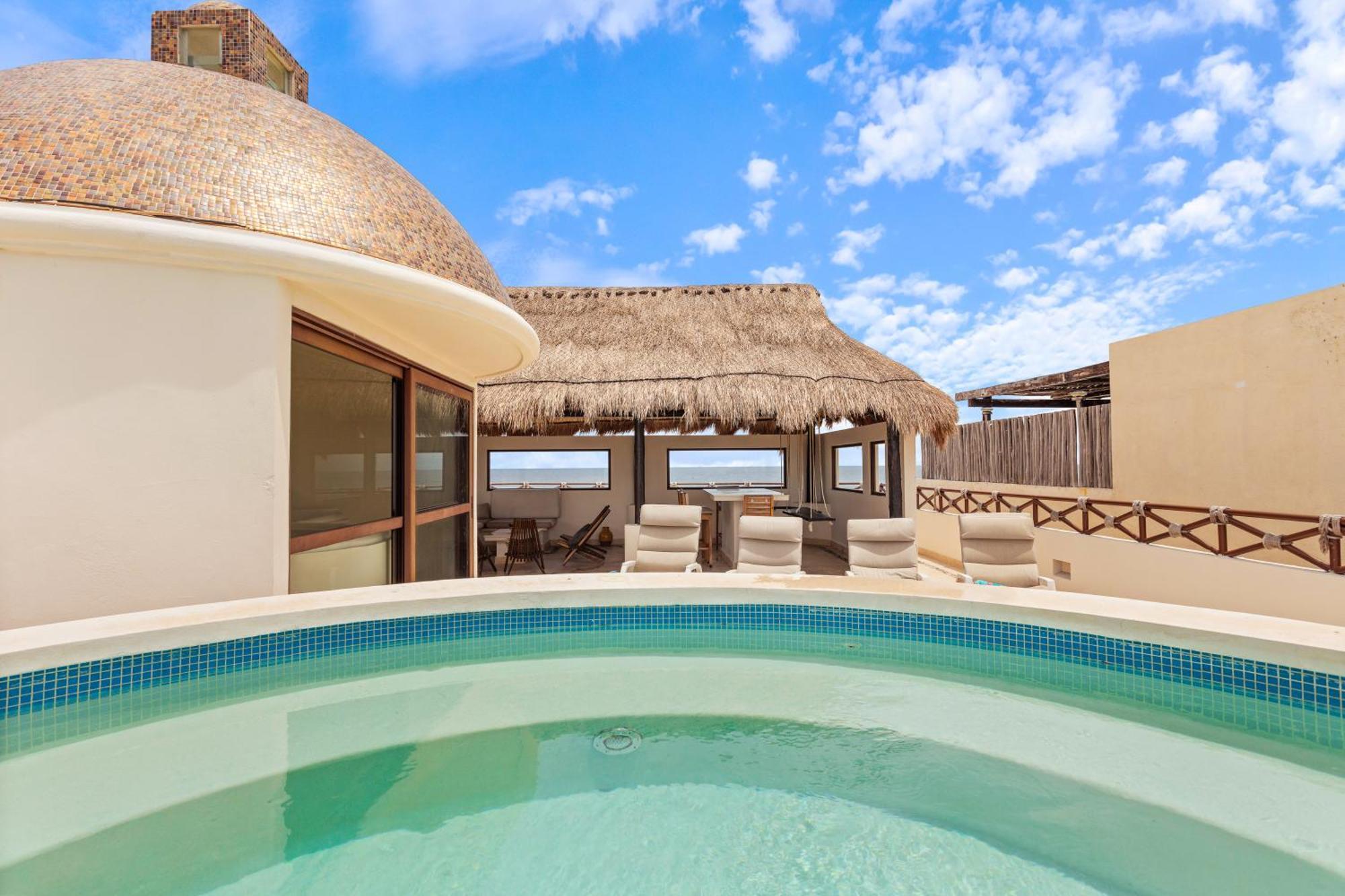 Villa Casa Javi- Ocean Front Located Mid Isla Mujeres Exterior foto